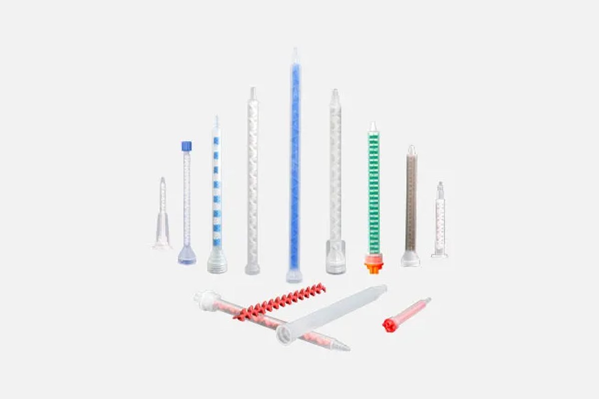 Static and dynamic mixer product range for two-component adhesives