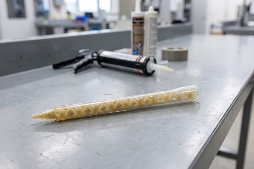 disposable static mixing nozzle