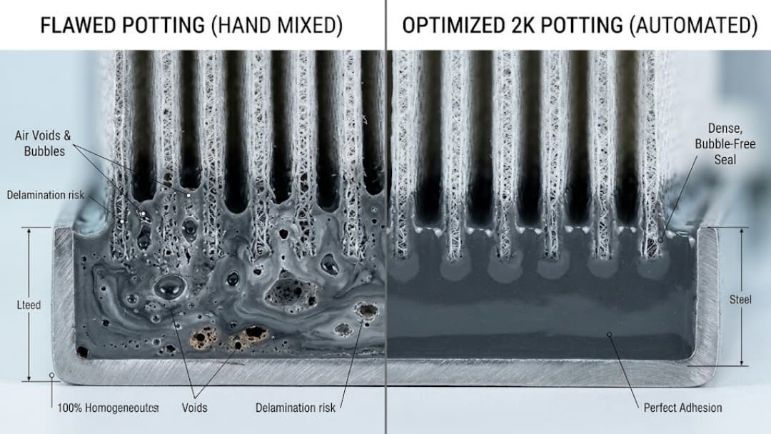 Hand-mixed vs automated dispensing